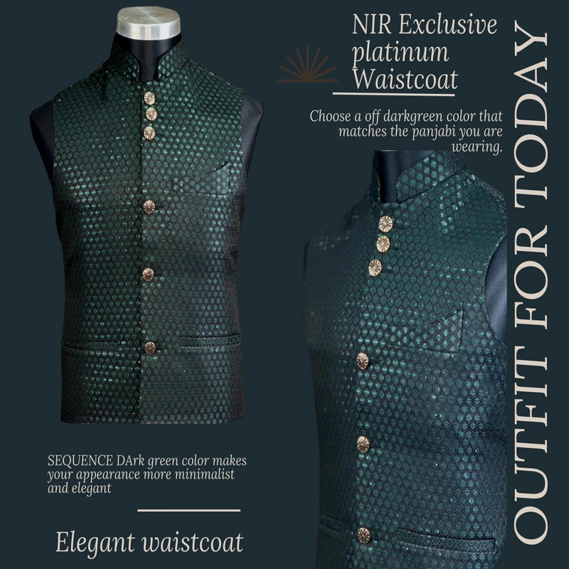 luxury sequence waistcoat